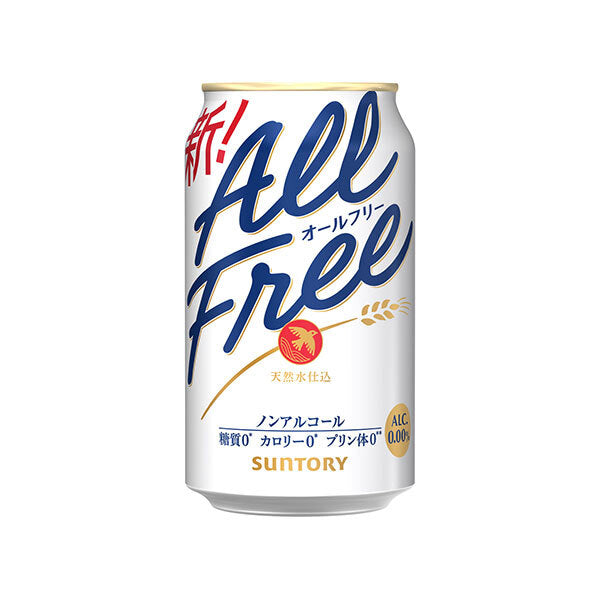 サントリー ALL FREE(オールフリー) 350ml缶×24本入【日本出荷】