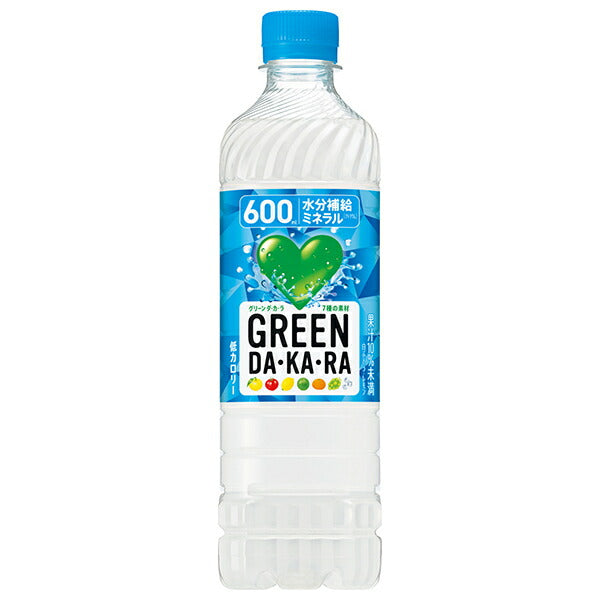 Suntory GREEN DA KA RA (Green Dakara) [For hand sale] 600ml plastic bottle x 24 pieces [Shipped in Japan]