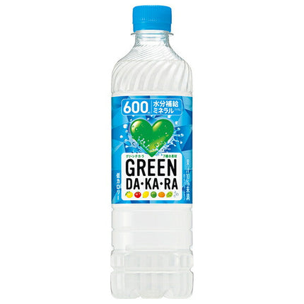 Suntory GREEN DA KA RA (Green Dakara) [For hand sale] 600ml plastic bottle x 24 pieces [Shipped in Japan]