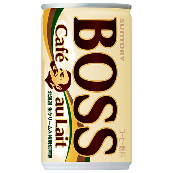 サントリー BOSS(ボス) カフェオレ 185g缶×30本入【日本出荷】
