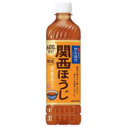 Suntory Iemon (Iemon) Hojicha Kansai (édition limitée) [Vente au détail] 24 bouteilles de 600ml en PET.