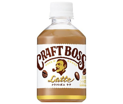 Suntory Craft Boss Latte [for vending machines] 280ml plastic bottle x 24 bottles 