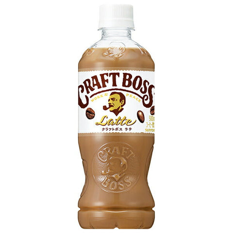 Suntory Craft Boss Latte 500ml plastic bottle x 24 