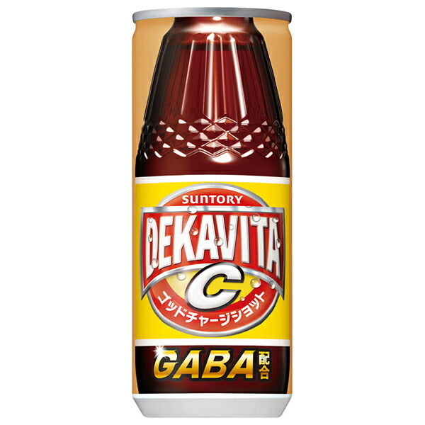 Suntory Decavita C God Charge Shot GABA [for vending machine] 240ml cans x 30 bottles [shipped in Japan]