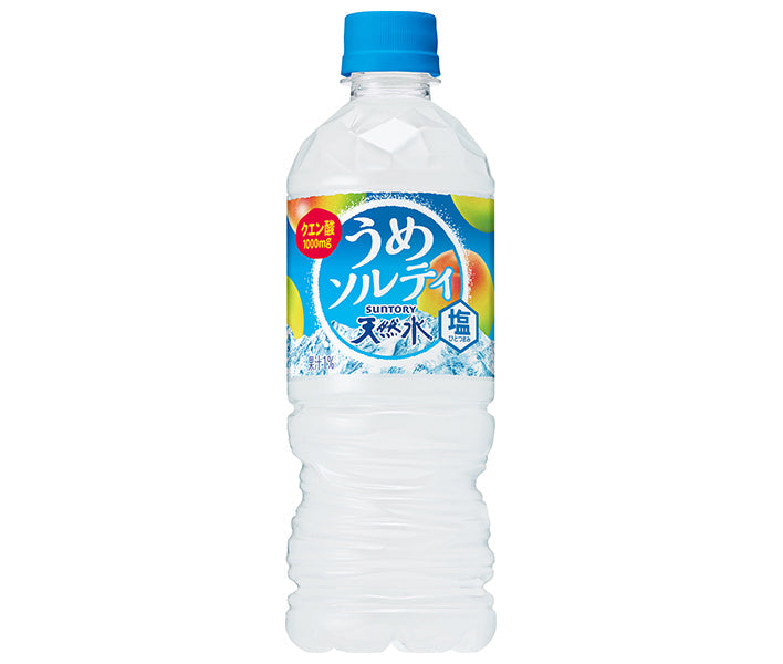 [11/25~ 10% off all products!!] Suntory Tennensui Ume Salty 540ml PET bottle x 24 bottles