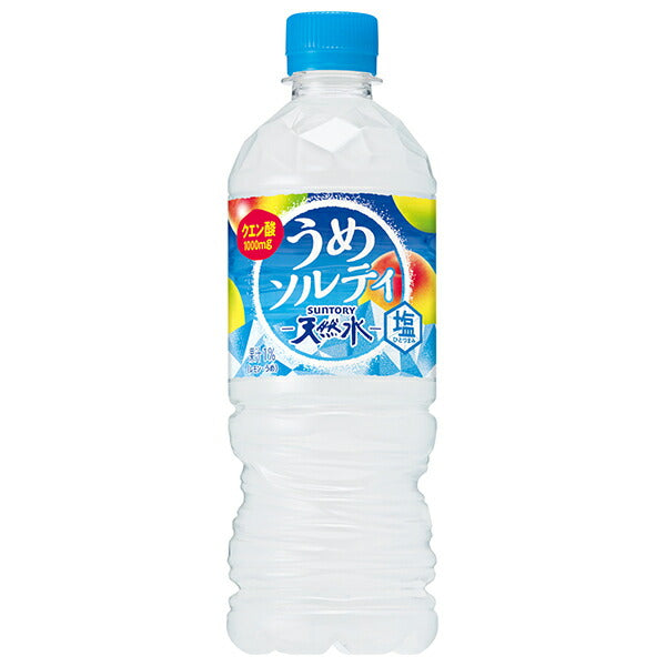 Suntory Natural Water Plum Salty 540ml plastic bottle x 24 pieces [shipped in Japan]