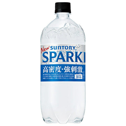 Suntory Natural Water SPARKLING (Pétillante) Bouteille PET 1050ml x 12 pièces 