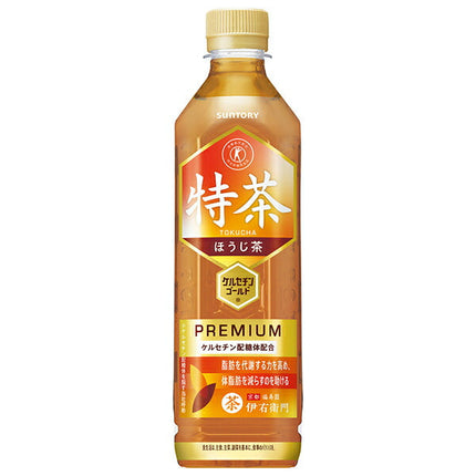 サントリー 伊右衛門(いえもん) 特茶 ほうじ茶【手売り用】【特定保健用食品 特保】 500mlペットボトル×24本入【日本出荷】