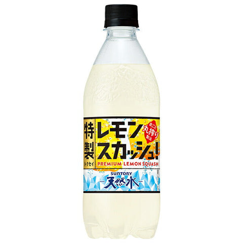 Suntory Natural Mineral Water Special Lemon Squash 500ml PET Bottle x 24 