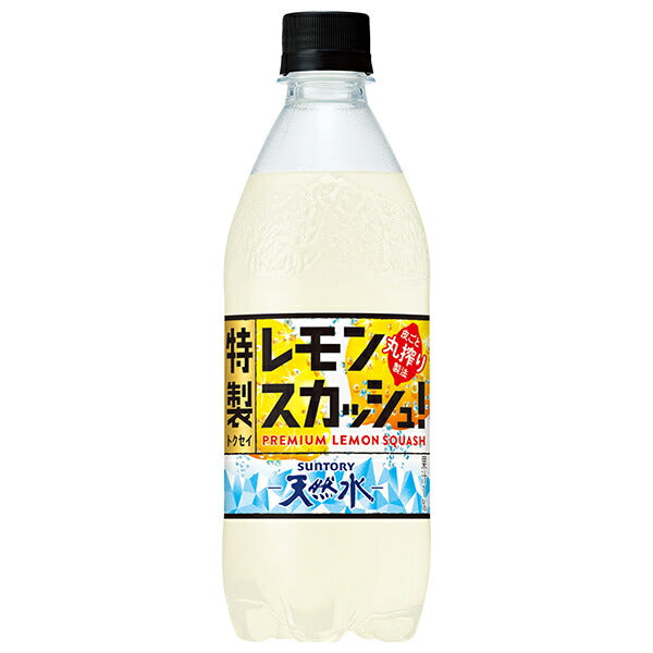 サントリー サントリー天然水 特製レモンスカッシュ 500mlペットボトル×24本入【日本出荷】