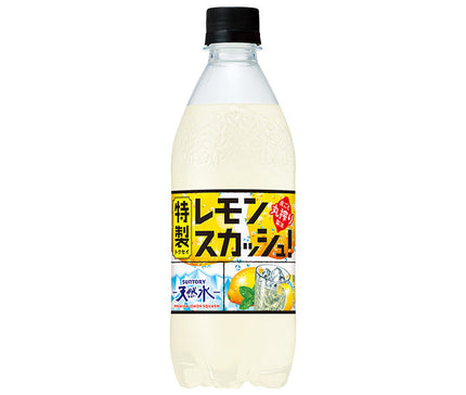 [11/25~ 10% off all products!!] Suntory Suntory Natural Mineral Water Special Lemon Squash 500ml PET bottle x 24 bottles