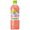 Suntory Natural Mineral Water, Kiritto Fruit, Pink Grapefruit & Muscat, 600ml PET Bottle x 24 Bottles