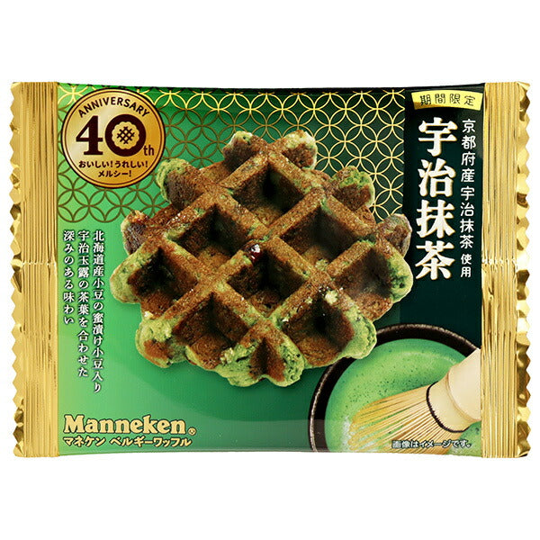 Rosen Manneken Uji Matcha Waffle 12 (6 x 2) pieces [Shipped in Japan]
