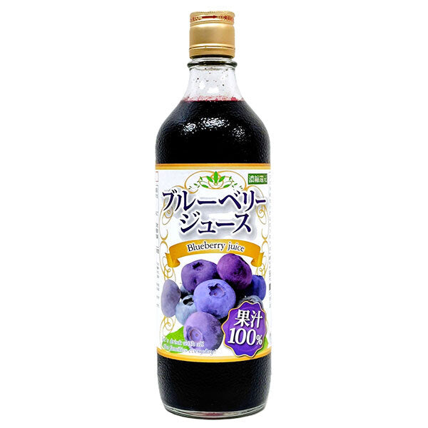 野田ハニー ブルーベリー 100% ジュース 720ml瓶×12本入【日本出荷】