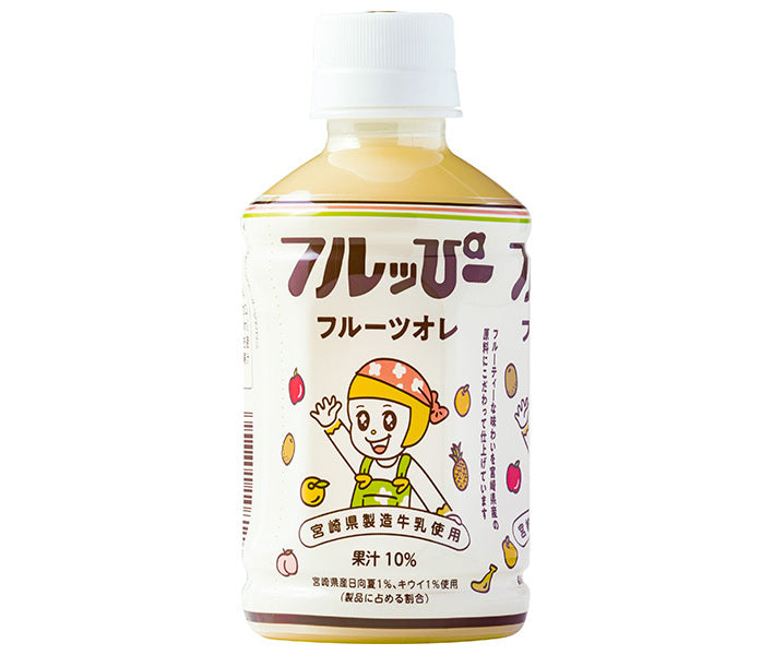 サンA フルッぴー フルーツオレ 240mlペットボトル×24本入【日本出荷】