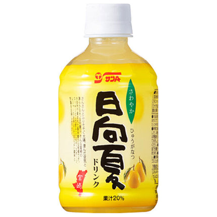 Sun A Hyuganatsu Drink 20% 280ml plastic bottles x 24 bottles [shipped in Japan]