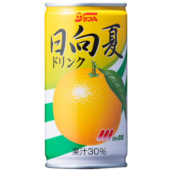 Sun A Hyuga Natsu Drink 30% 190g can x 24 cans 