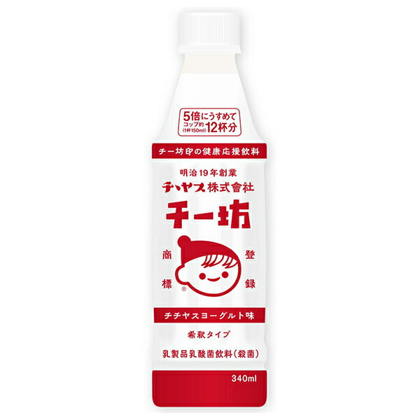 チチヤス チー坊 乳酸菌飲料 340mlペットボトル×24本入【日本出荷】