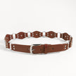 Vintage Riveted Punk Belt – Alloy & PU Unisex Fashion Belt in 110cm & 120cm (12 Styles)