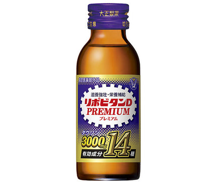 Taisho Pharmaceutical Lipovitan D Premium 100ml bottle x 50 bottles [shipped in Japan]