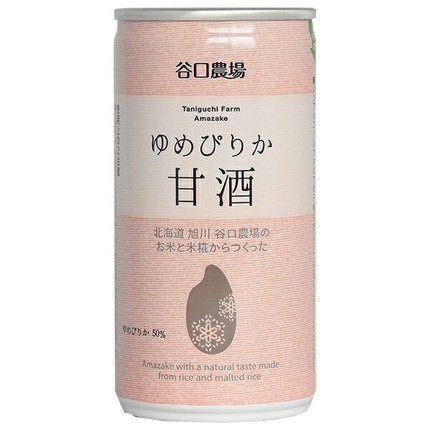 Taniguchi Farm Yumepirika Amazake 190g can x 20 bottles [shipped in Japan]
