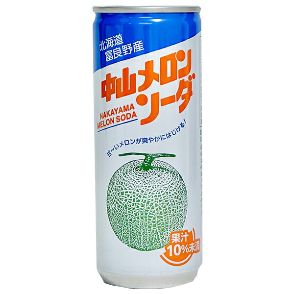 谷口農場 中山メロンソーダ 250ml缶×30本入【日本出荷】