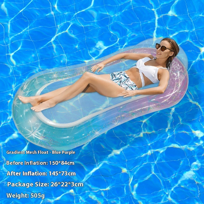 PVC Thick Sequins Wave Inflatable Floating Row