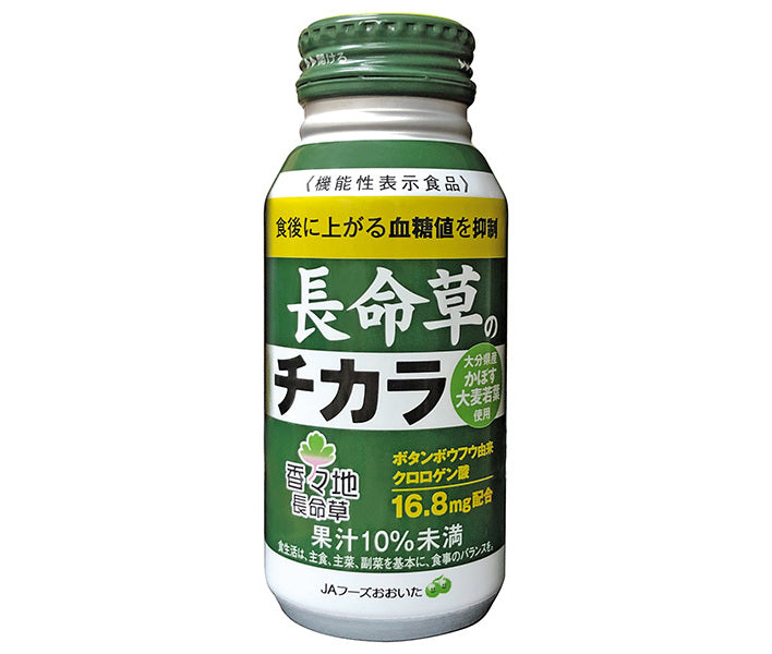 [11/25~ 10% off all products!!] JA Foods Oita Chou-mei-sou no Chikara 190g bottle can x 24 cans