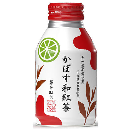 JA Foods Oita Kabosu Japanese Black Tea 275ml Bottle Can x 24 