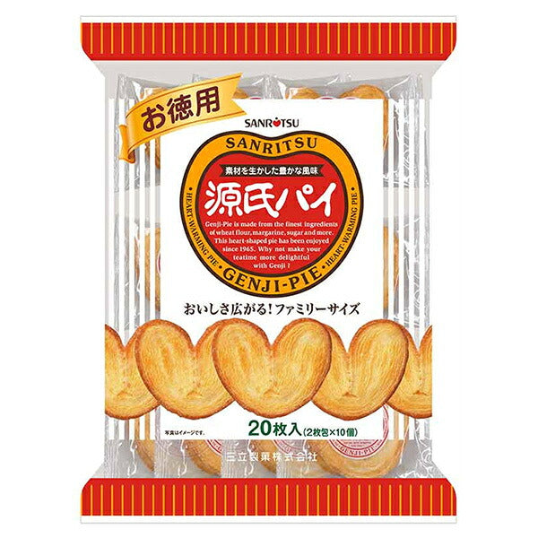 Sanritsu Seika Genji Pie Value Pack, 20 Pieces x 12 Bags [Ships from Japan]