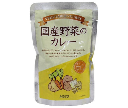 ムソー 国産野菜のカレー 甘口 200g×20袋入