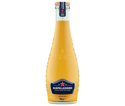 Japan-France Trade San Pellegrino Italian Sparkling Drink Aranciata (Orange) 200ml bottle x 24 bottles [Shipped in Japan]