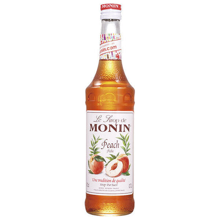 Japan-France Trade Monin Peach Syrup 700ml bottle x 6 bottles [shipped in Japan]
