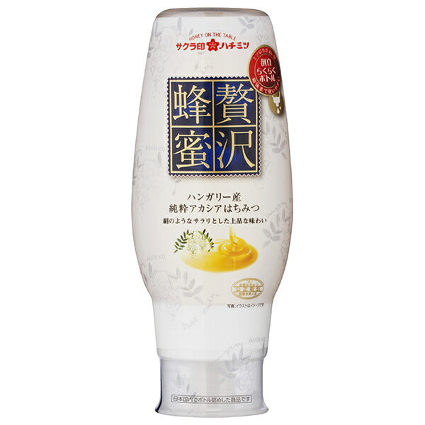Kato Bibeeen Sakura Seal Luxury Honey Hungarian Pure Acacia Honey 290g x 12 bottles [Shipped in Japan]