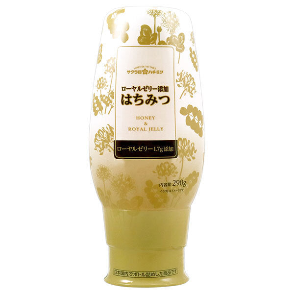 Kato Bibeeen Sakura seal royal jelly added honey 290g x 12 bottles [shipped in Japan]