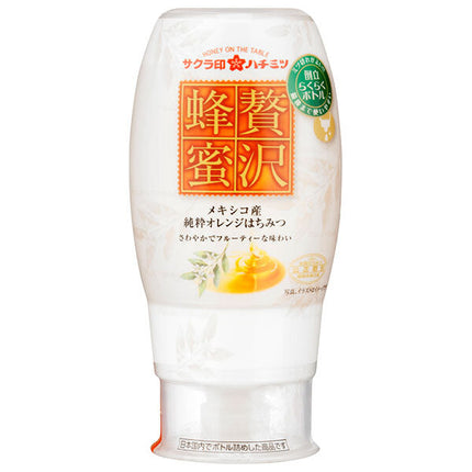 [12/25 ~ 5% de réduction sur tous les produits !!] Kato Mibeeen Sakura Seal Luxury Honey Miel d'orange mexicain 200g x 12 bouteilles