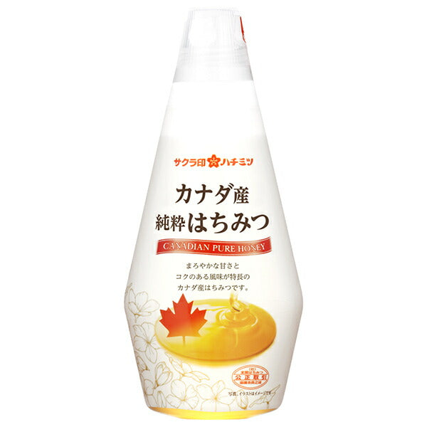Kato Bibeeen Sakura Brand Canadian pure honey 290g x 12 bottles [shipped in Japan]