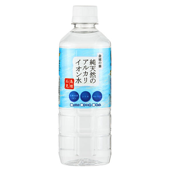 KFG pure natural alkaline ionized water Kinjo no Hana 500ml plastic bottle x 24 pieces [shipped in Japan]