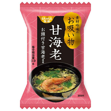 E Organic Seikatsu carefully selected ingredients sweet shrimp 6.3g x 10 pieces [shipped in Japan]