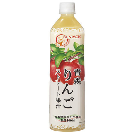 Gold Pack Aomori Apple Straight Juice 930g PET bottles x 12 bottles [Shipped in Japan]