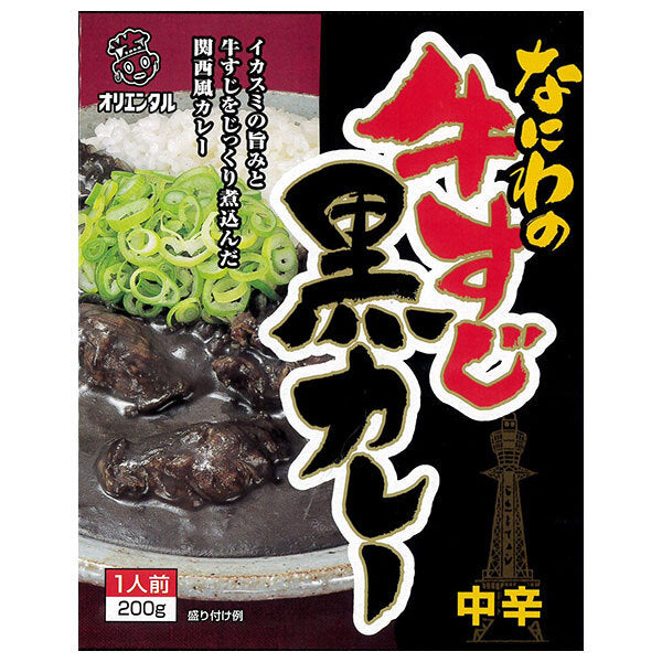 Oriental Naniwa beef tendon black curry 200g x 30 pieces [shipped in Japan]