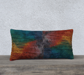 Throw Pillow Cover | 24 x 12 | Painted