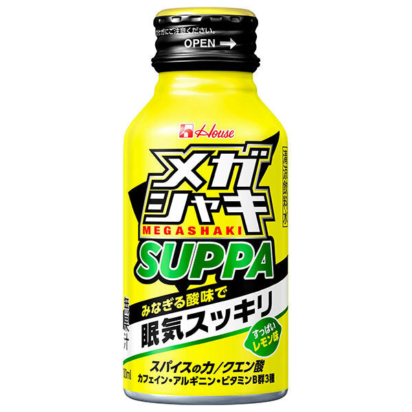 ハウスウェルネス メガシャキ SUPPA 100mlボトル缶×30本入