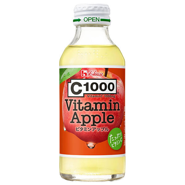 ハウスウェルネス C1000 ビタミンアップル 140ml瓶×30本入【日本出荷】
