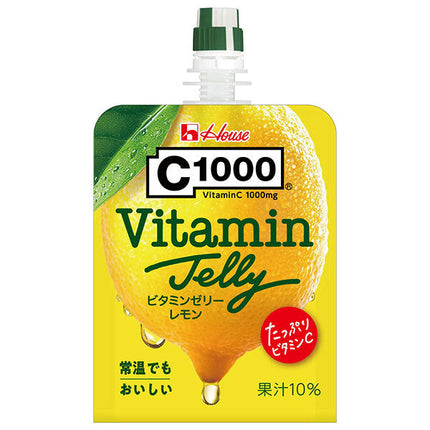 House Wellness C1000 Vitamin Jelly Lemon 180g pouch x 24 pieces [shipped in Japan]