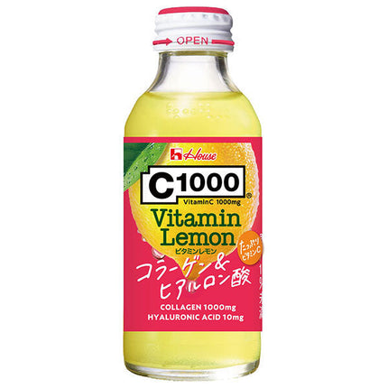 ハウスウェルネス C1000 ビタミンレモン コラーゲン&ヒアルロン酸 140ml瓶×30本入