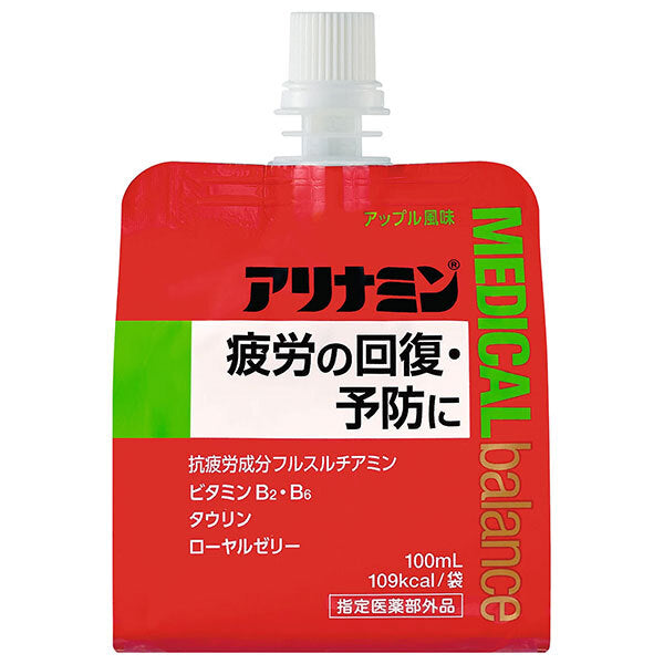 アリナミン製薬 アリナミン メディカルバランス アップル風味 100mlパウチ×36本入【日本出荷】
