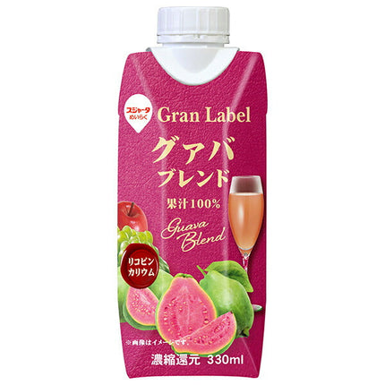 Sujata Guava Blend (Prisma Container) 330ml paper pack x 12 pieces [Shipped in Japan]