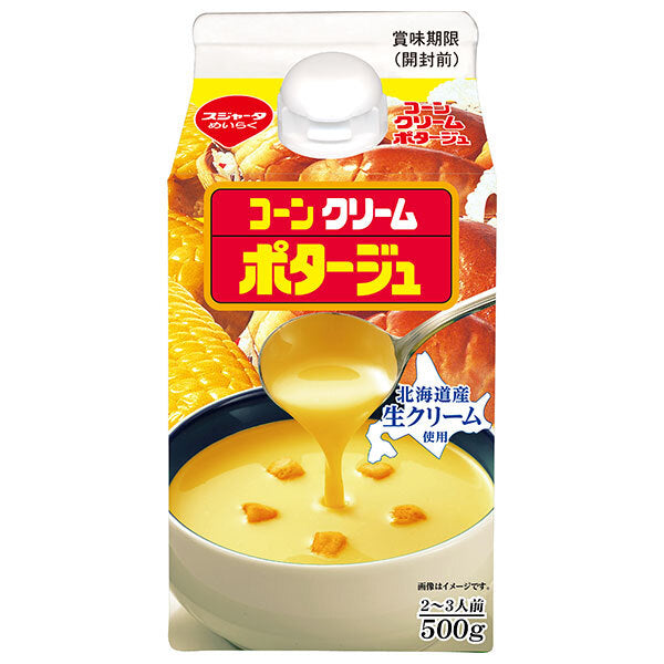 Sujata Corn Cream Potage Pureed 500g paper pack x 12 pieces [shipped in Japan]