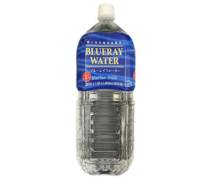 Marine Gold Blu-ray Water 2L plastic bottle x 6 bottles [shipped in Japan]